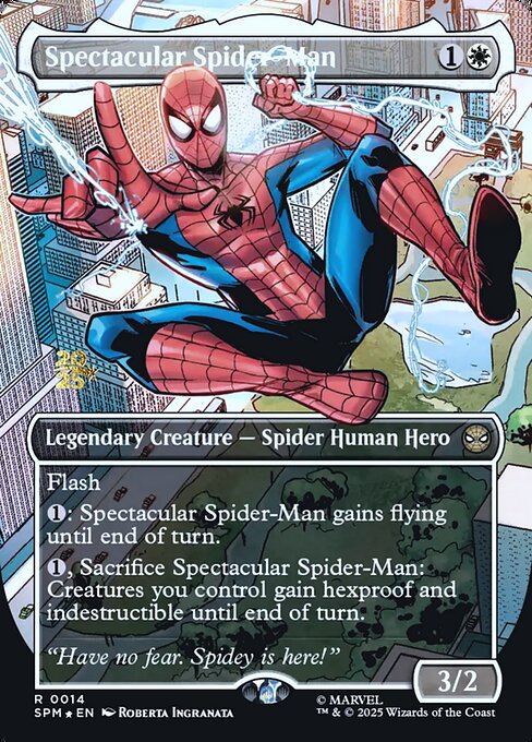 Spectacular Spider-Man (Borderless) (Foil) - PSPM - 14s