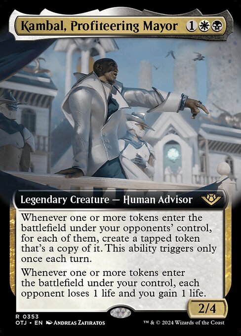 Kambal, Profiteering Mayor (Extended Art) - OTJ - 353