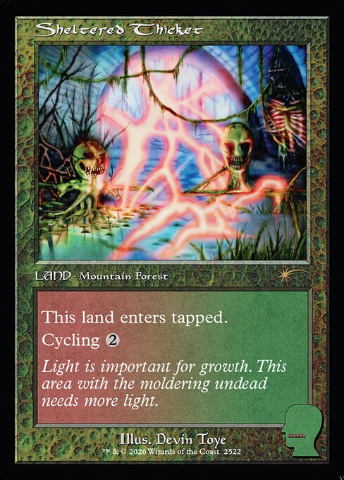 Sheltered Thicket (Foil) - SLD - 2522