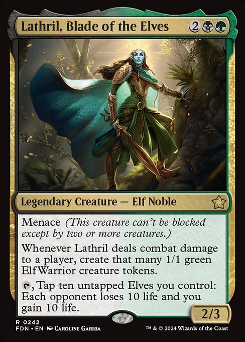 Lathril, Blade of the Elves - FDN - 242