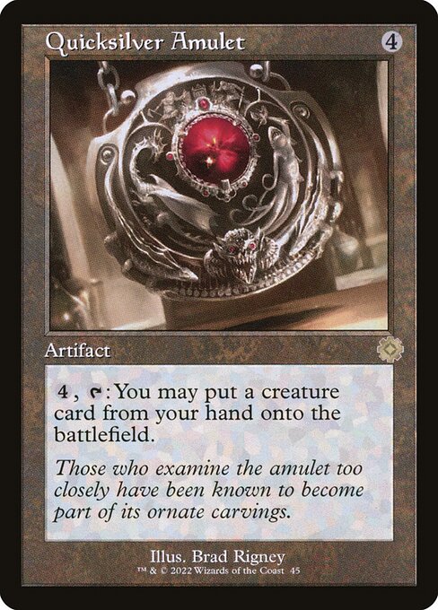 Quicksilver Amulet - BRR - 45