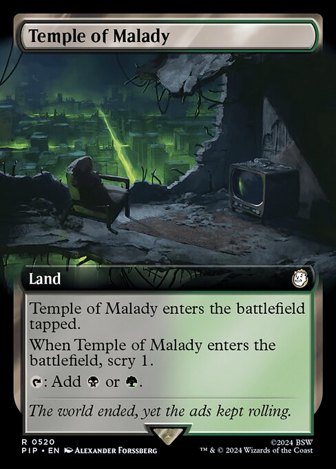 Temple of Malady (Extended Art) (Foil) - PIP - 520
