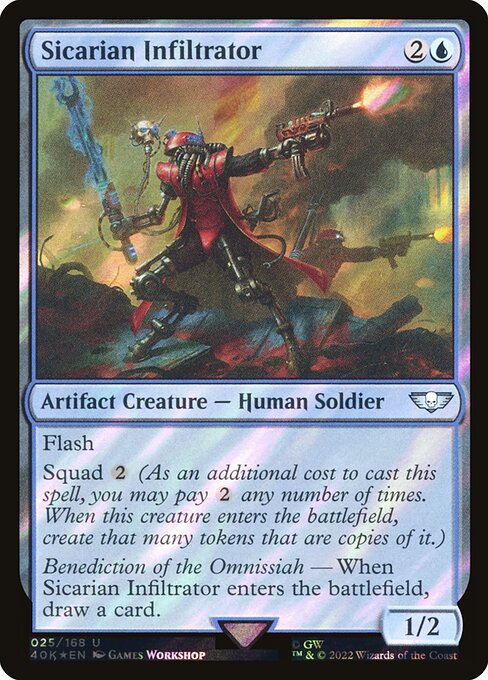Sicarian Infiltrator (Surge Foil) - 40K - 25★