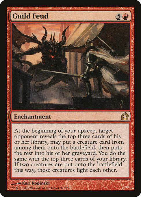 Guild Feud (Foil) - RTR - 97