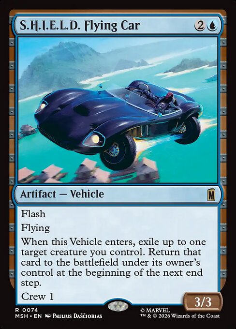 S.H.I.E.L.D. Flying Car - MSH - 74