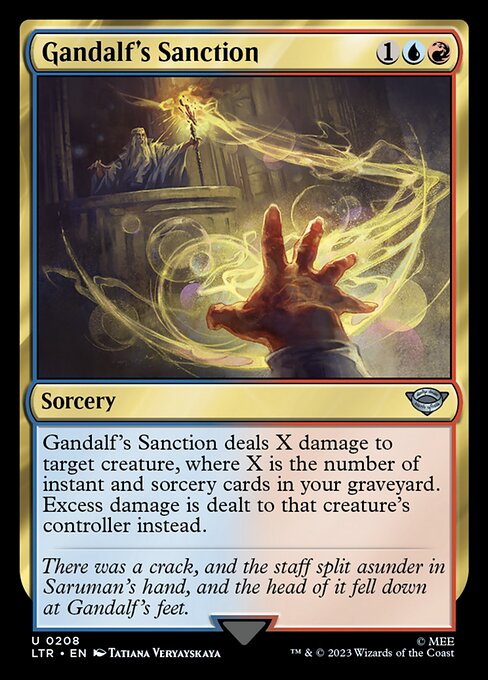 Gandalf's Sanction (Foil) - LTR - 208