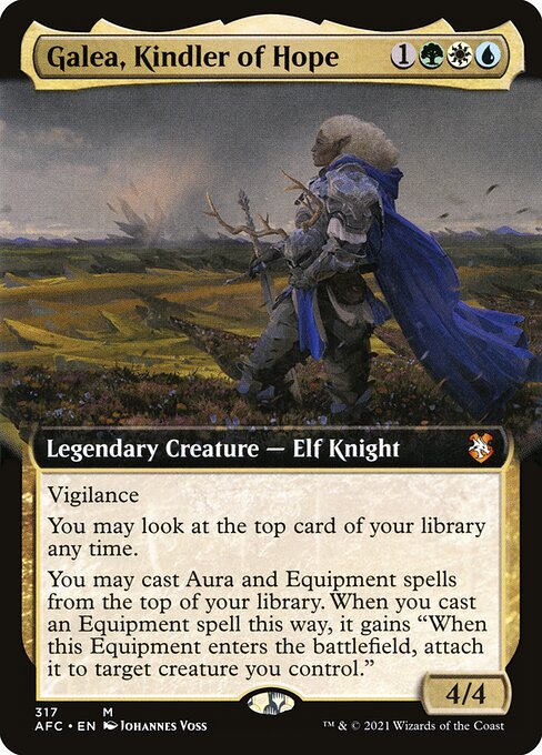 Galea, Kindler of Hope (Extended Art) - AFC - 317