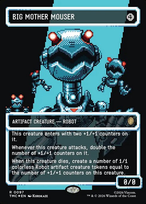 Big Mother Mouser (Borderless) (Surge Foil) - TMC - 97