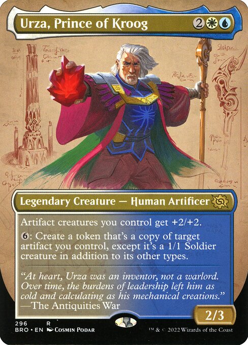 Urza, Prince of Kroog (Borderless) - BRO - 296