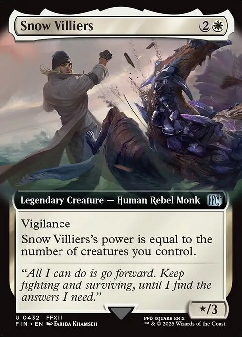 Snow Villiers (Extended Art) (Foil) - FIN - 432