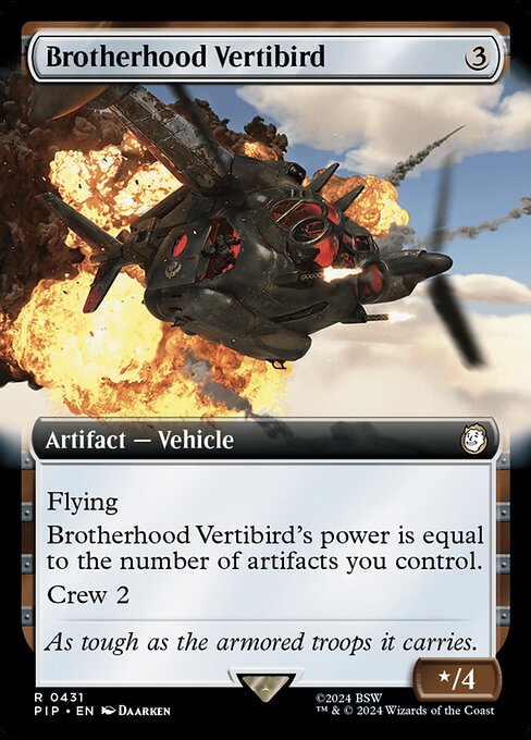 Brotherhood Vertibird (Extended Art) - PIP - 431