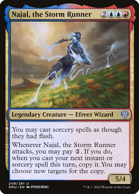 Najal, the Storm Runner (Foil) - DMU - 208