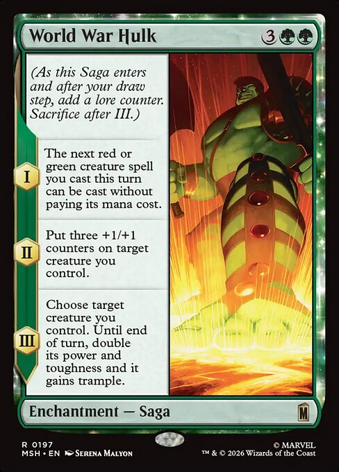 World War Hulk (Foil) - MSH - 197