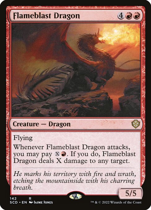 Flameblast Dragon - SCD - 142