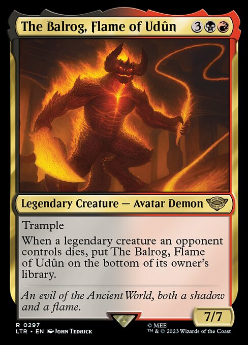 The Balrog, Flame of Udun - LTR - 297