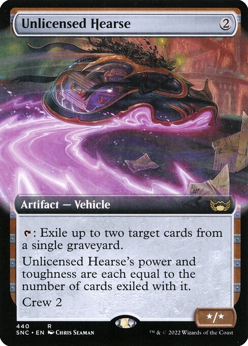 Unlicensed Hearse (Extended Art) - SNC - 440