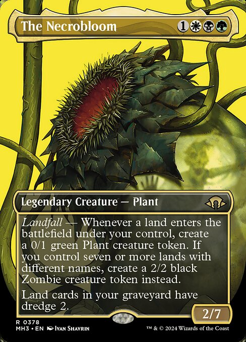 The Necrobloom (Borderless) - MH3 - 378