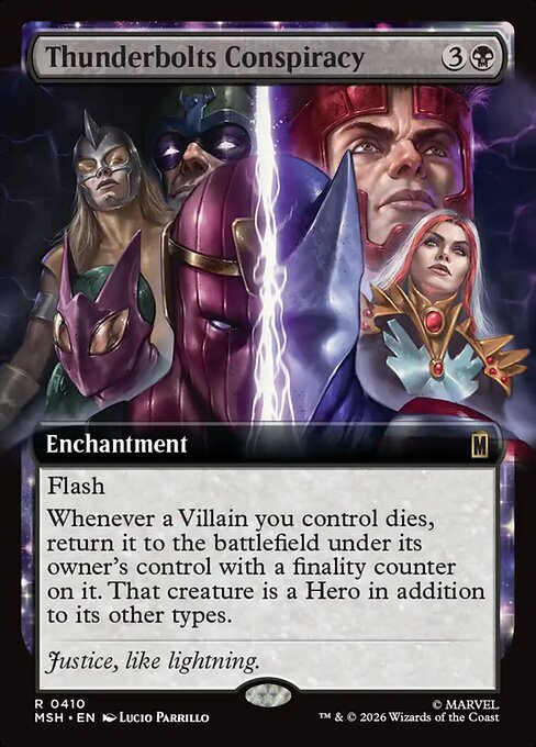 Thunderbolts Conspiracy (Extended Art) (Foil) - MSH - 410