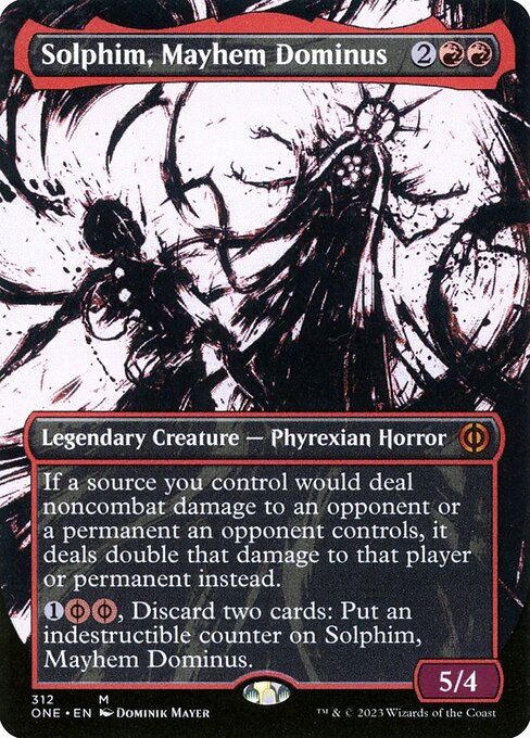 Solphim, Mayhem Dominus (Showcase) (Foil) - ONE - 312