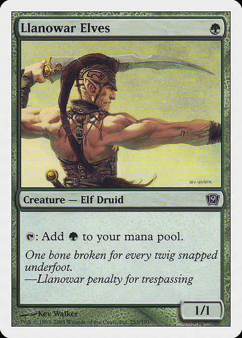 Llanowar Elves - 9ED - 253