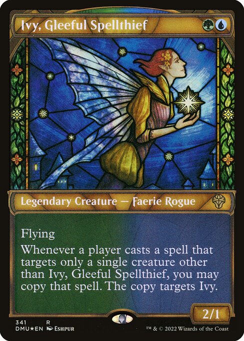 Ivy, Gleeful Spellthief (Textured Foil) - DMU - 341