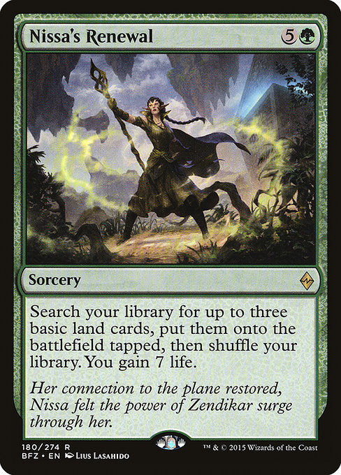 Nissa's Renewal - BFZ - 180