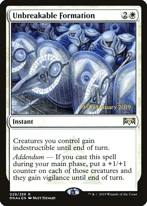 Unbreakable Formation (Foil) - PRNA - 29s