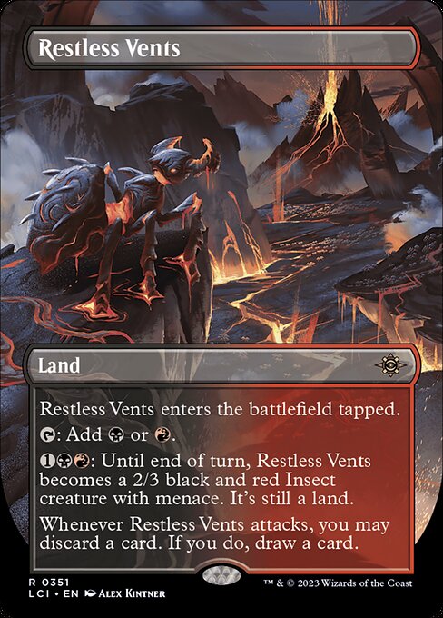 Restless Vents (Borderless) - LCI - 351