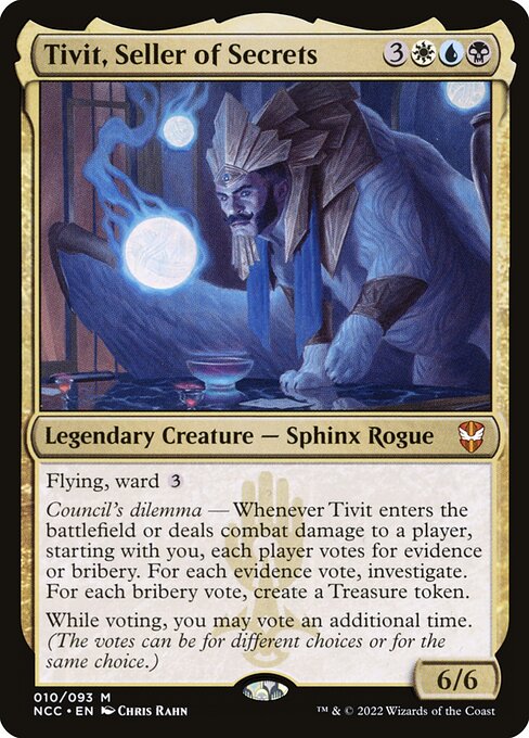 Tivit, Seller of Secrets (Foil) - NCC - 10