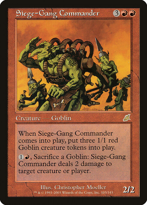 Siege-Gang Commander - SCG - 103