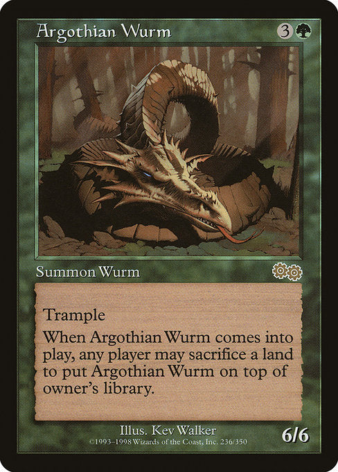 Argothian Wurm - USG - 236