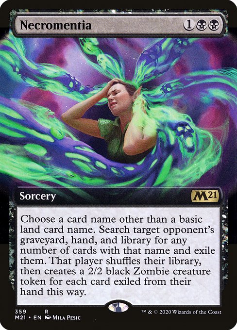 Necromentia (Extended Art) (Foil) - M21 - 359