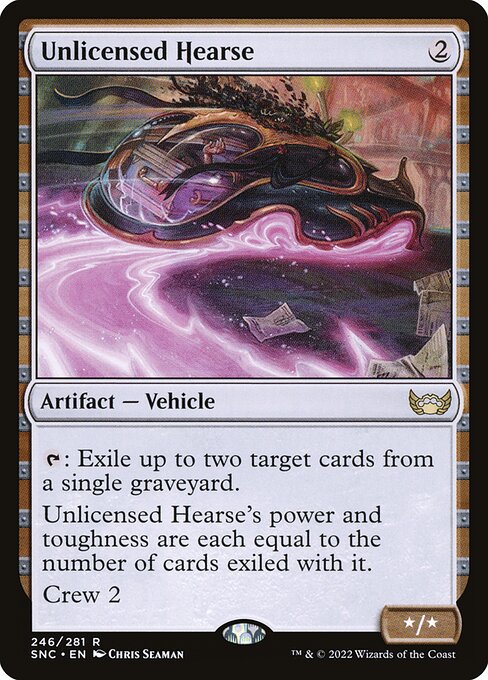 Unlicensed Hearse - SNC - 246
