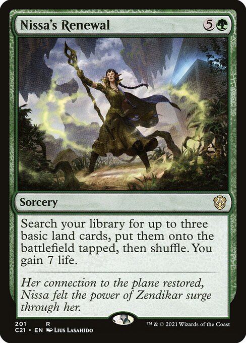 Nissa's Renewal - C21 - 201