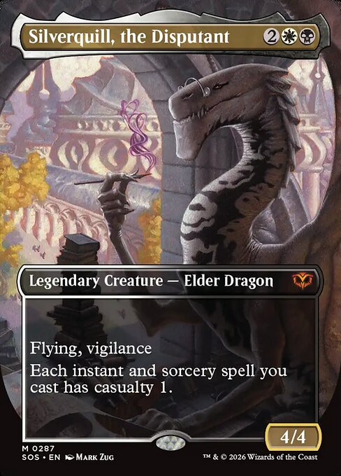 Silverquill, the Disputant (Borderless) - SOS - 287