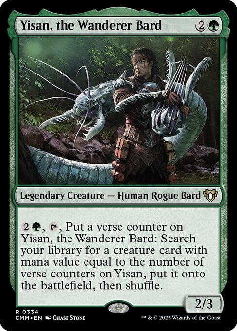 Yisan, the Wanderer Bard - CMM - 334