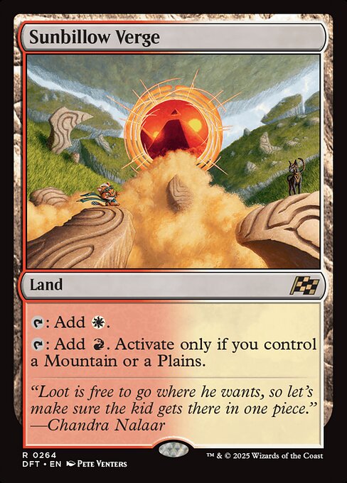 Sunbillow Verge (Foil) - DFT - 264