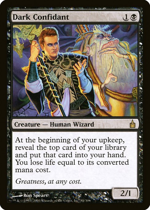 Dark Confidant (Foil) - RAV - 81