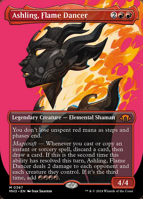Ashling, Flame Dancer (Borderless) - MH3 - 367