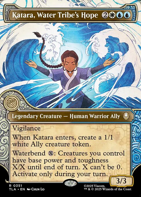 Katara, Water Tribe's Hope (Showcase) (Foil) - TLA - 351