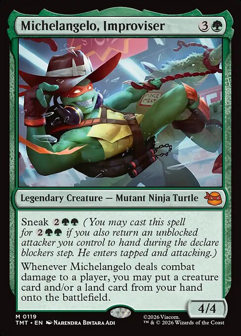 Michelangelo, Improviser (Foil) - TMT - 119