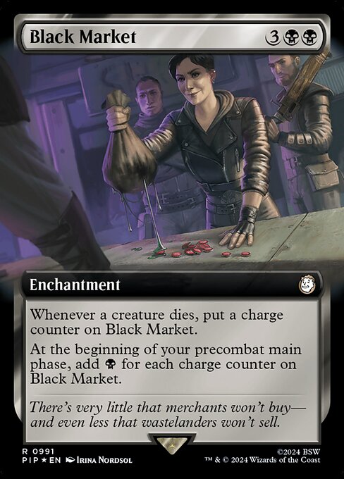 Black Market (Extended Art) (Surge Foil) - PIP - 991