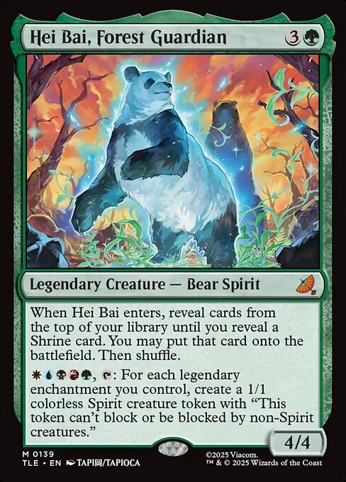 Hei Bai, Forest Guardian - TLE - 139