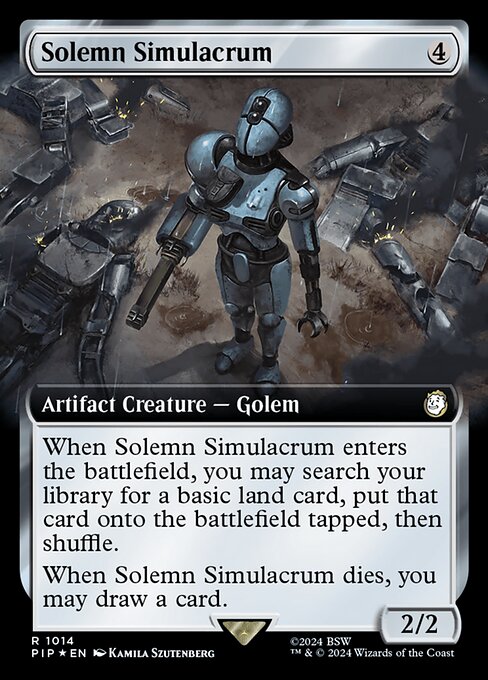 Solemn Simulacrum (Extended Art) (Surge Foil) - PIP - 1014