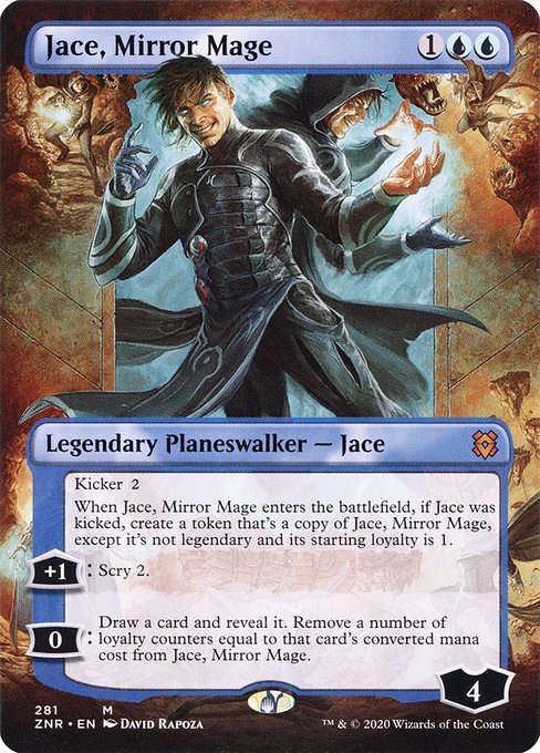 Jace, Mirror Mage (Borderless) - ZNR - 281