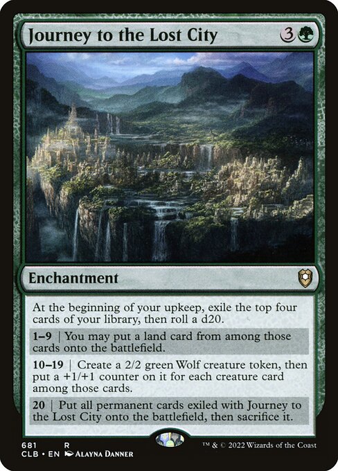 Journey to the Lost City - CLB - 681