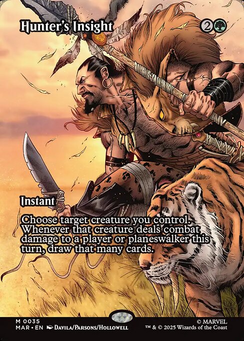Hunter's Insight (Borderless) (Foil) - MAR - 35