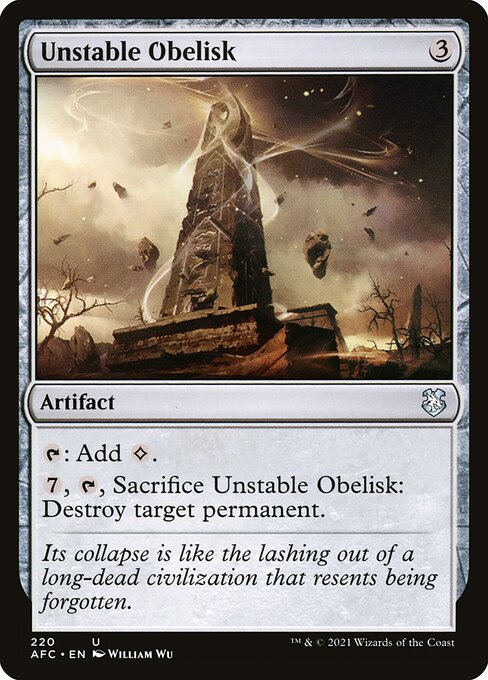Unstable Obelisk - AFC - 220