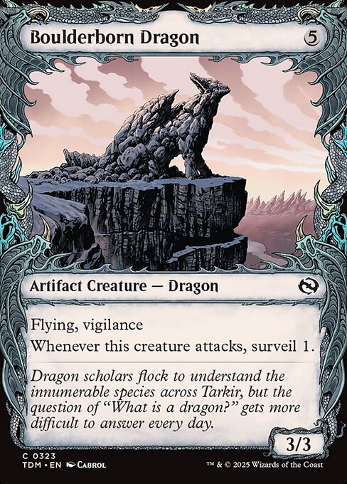 Boulderborn Dragon (Showcase) (Foil) - TDM - 323