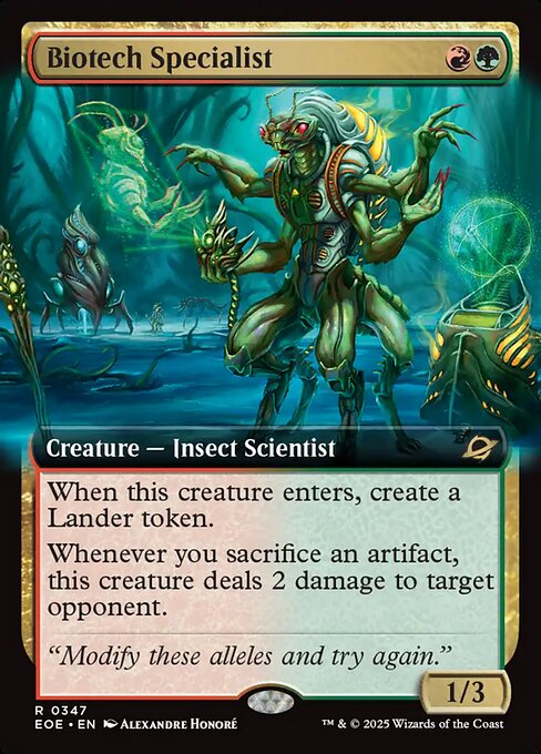 Biotech Specialist (Extended Art) - EOE - 347